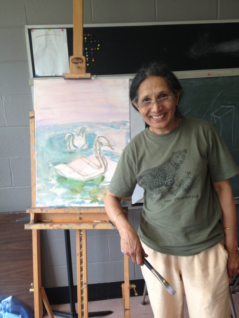 Chaya, Student painting